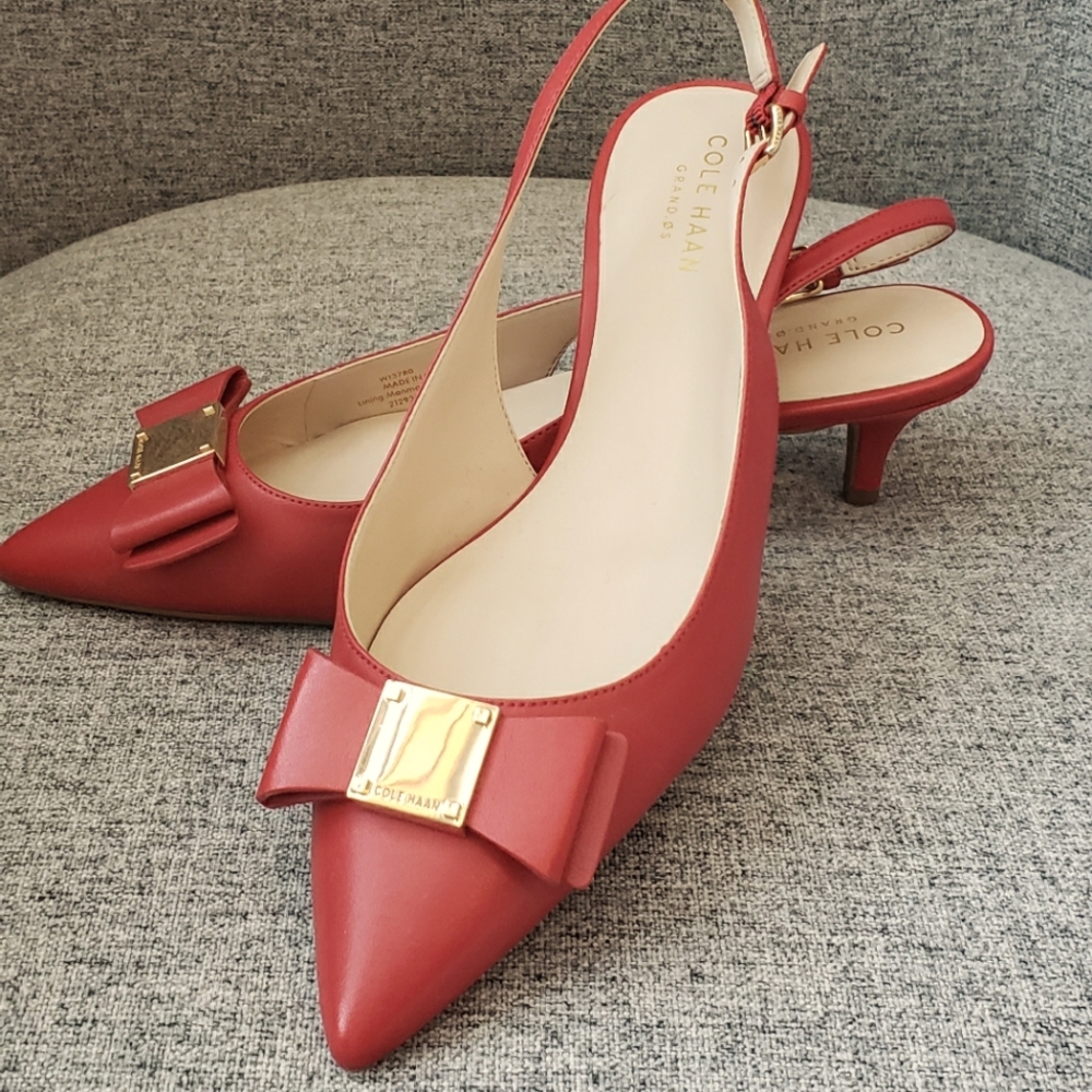 Cole Haan Tali Bow Kitten Heel NWOT